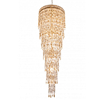 Люстра многоярусная каскадная с хрустальными подвесками Roul Crystal Light варинант исполнения - 5 | Loft Concept в Самаре