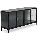 Сервант четырехдверный с рифленым стеклом The Keeper варинант исполнения - 1 | Loft Concept в Самаре