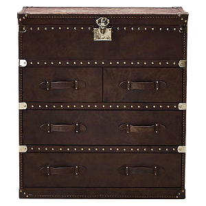 Комод Vintage Leather Chest of Draver