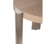 Столик журнальный круглый со светлым шпоном Light Veneer Table варинант исполнения - 6 | Loft Concept в Самаре