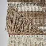 Панно из шерсти и хлопка с узором Beige Calista Cascade варинант исполнения - 7 | Loft Concept в Самаре