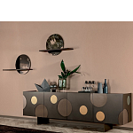 Дизайнерский комод с декором в виде круглых элементов на фасаде Matisse варинант исполнения - 4 | Loft Concept в Самаре