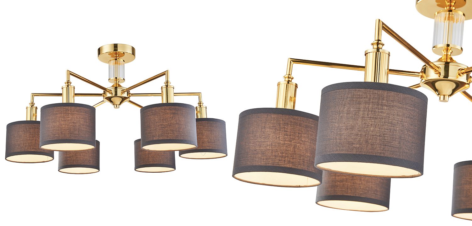 Люстра Laurent Chandelier grey 65 Люстра Laurent Chandelier grey 65 - Loft-Concept в Самаре