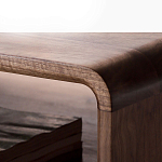 Кофейный стол из дерева с ящиком и нишей для хранения Coffee Walnut Table варинант исполнения - 6 | Loft Concept в Самаре