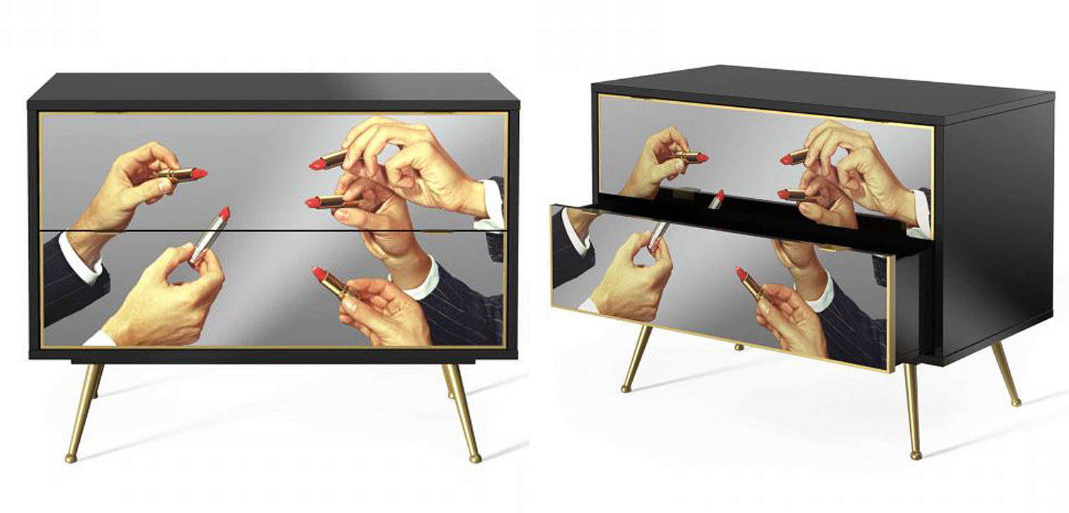 Комод Seletti Chest of Two Drawers Lipstick Комод Seletti Chest of Two Drawers Lipstick - Loft-Concept в Самаре