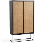 Шкаф с 2-мя дверцами из ротанга ручной работы Fuse Wicker Furniture варинант исполнения - 1 | Loft Concept в Самаре