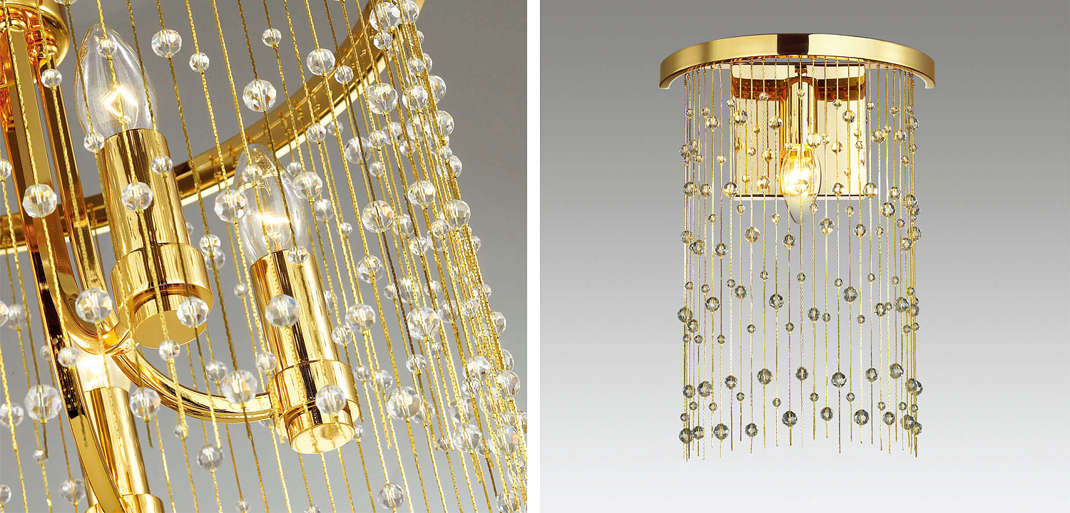 Бра Hailstorm Rain Wall lamp gold Бра Hailstorm Rain Wall lamp gold - Loft-Concept в Самаре