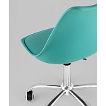 Офисный стул на металлическом основании EGGERY Blue пластик варинант исполнения - 3 | Loft Concept в Самаре