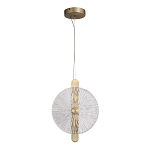 Подвесной светильник с круглым стеклянным плафоном Gingham варинант исполнения - 5 | Loft Concept в Самаре