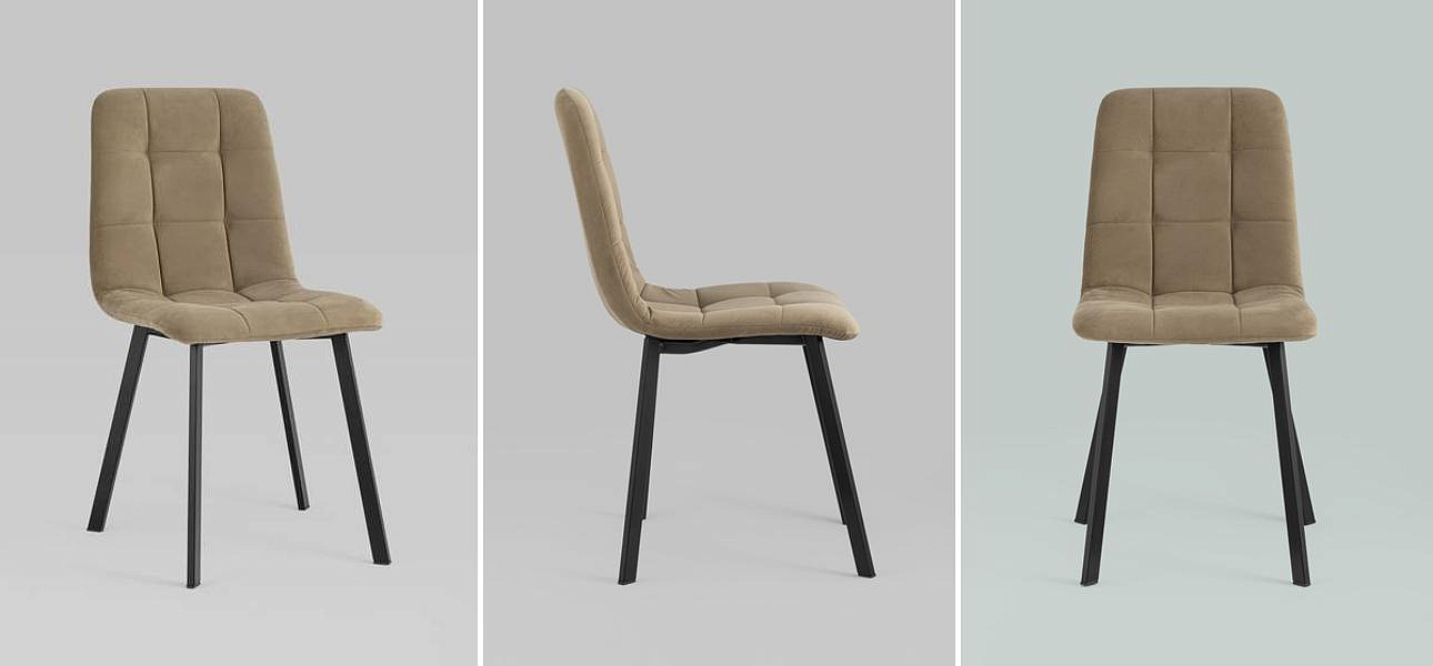 Стул NANCY S Chair Коричневый Велюр Стул NANCY S Chair Коричневый Велюр - Loft-Concept в Самаре