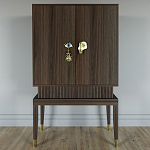 Кабинетный шкаф Elsa Dreams Walnut с 2-мя ящиками варинант исполнения - 3 | Loft Concept в Самаре