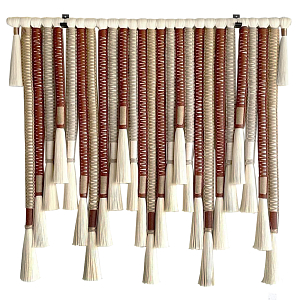Декор настенный в Эко стиле с кисточками wall panel Thread brushes