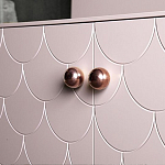 Дизайнерский комод розовый с фактурным фасадом Tiles варинант исполнения - 2 | Loft Concept в Самаре