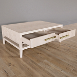 Кофейный стол Primo с двумя ящиками Светлый дуб варинант исполнения - 8 | Loft Concept в Самаре