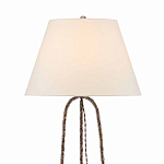 Торшер с конусовидным тканевым абажуром и фактурным каркасом Industrial Profile варинант исполнения - 2 | Loft Concept в Самаре