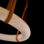 Люстра в форме обруча из натурального камня Minerals of Light варинант исполнения - 3 | Loft Concept в Самаре