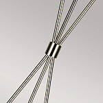 Торшер на трех тонких перекрещенных ножках с белым конусным абажуром из льна Feiss варинант исполнения - 7 | Loft Concept в Самаре