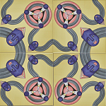 Плитка дизайнерская с узором Дива варинант исполнения - 2 | Loft Concept в Самаре