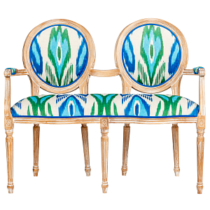 Диванетка с узором Ikat Pattern