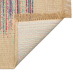 Ковер с геометрическим узором из комбинированного состава Full rhythm варинант исполнения - 4 | Loft Concept в Самаре