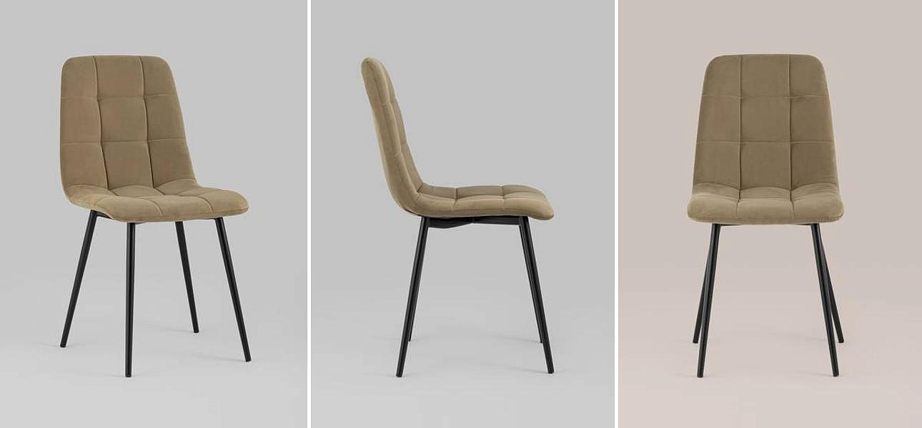 Стул NANCY S-2 Chair Коричневый Велюр Стул NANCY S-2 Chair Коричневый Велюр - Loft-Concept в Самаре