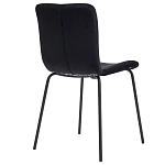 Стул черный с обивкой из велюра Black Archie Chair варинант исполнения - 3 | Loft Concept в Самаре