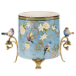 Фарфоровое кашпо с птицами Eden Garden варинант исполнения - 1 | Loft Concept в Самаре