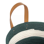 Корзина для хранения с ручками Interlacement Green  варинант исполнения - 2 | Loft Concept в Самаре