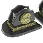 Настольный письменный набор из змеевика из 7-ми элементов Successful Leader варинант исполнения - 5 | Loft Concept в Самаре