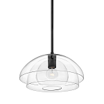 Подвесной светильник с прозрачным двойным стеклянным плафоном в форме купола и внутренней сферой Hinkley варинант исполнения - 1 | Loft Concept в Самаре