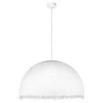 Подвесной светильник в форме купола белого цвета с ажурной бахромой Tactile Line варинант исполнения - 2 | Loft Concept в Самаре