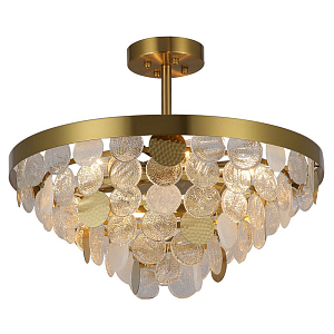 Люстра с каскадом из декоративных элементов Sequins