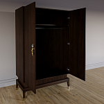 Платяной шкаф Elsa Dreams Walnut с 2-мя фасадами варинант исполнения - 1 | Loft Concept в Самаре