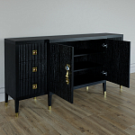 Большой Комод-буфет Elsa Dreams Black с ящиками варинант исполнения - 5 | Loft Concept в Самаре