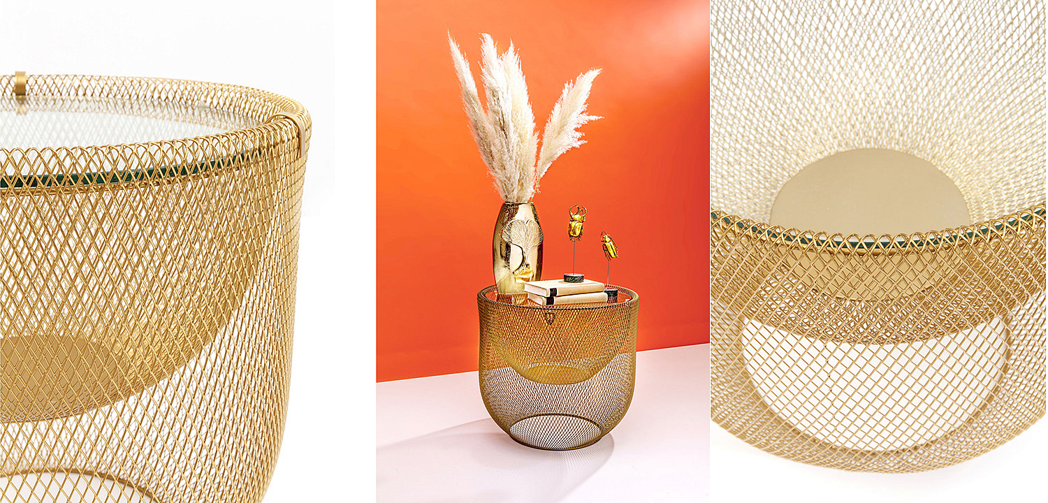 Кофейный стол Golden Grid - Loft-Concept в Самаре