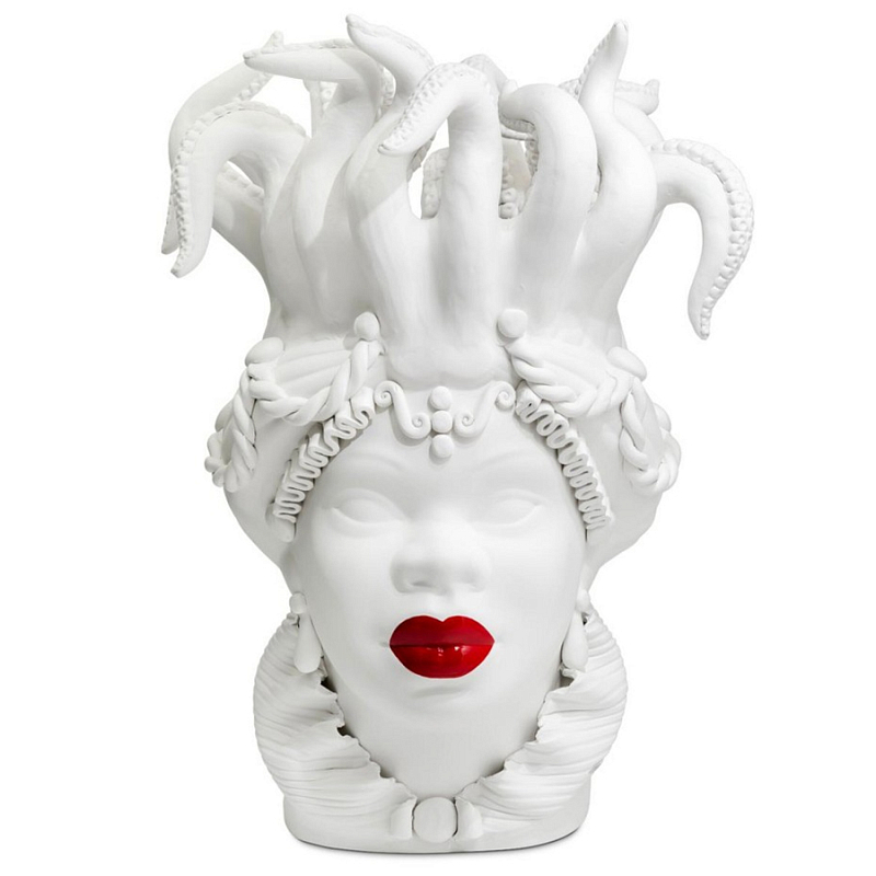 Ваза Vase Moro Lady Tentacles Белый Ваза Vase Moro Lady Tentacles Белый в Самаре | Loft Concept