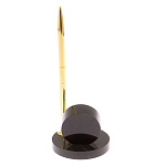 Часы настольные с ручкой из натурального камня Stone Clock варинант исполнения - 3 | Loft Concept в Самаре