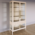 Витрина Primo со стеклянными фасадами и 2 ящиками Светлый дуб варинант исполнения - 2 | Loft Concept в Самаре