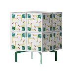 Тумба  с рисунком ShortT Pina Colada Green варинант исполнения - 2 | Loft Concept в Самаре