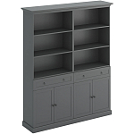 Двойной стеллаж с ящиками и дверцами Percent Rack варинант исполнения - 1 | Loft Concept в Самаре