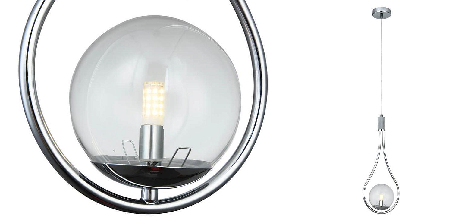 Подвесной светильник B.LUX C Ball drop chrome Подвесной светильник B.LUX C Ball drop chrome - Loft-Concept в Самаре