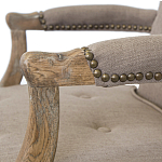 Кресло Aubrey Classical Armchair brown flax варинант исполнения - 4 | Loft Concept в Самаре