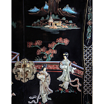 Шкаф черный в китайском стиле  Chinese Cabinet Black варинант исполнения - 2 | Loft Concept в Самаре