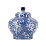 Ваза с крышкой в китайском стиле Гранатовое дерево Blooming Pomegranate варинант исполнения - 9 | Loft Concept в Самаре