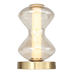 Настольная лампа светодиодная с волнообразным стеклянным плафоном Amphora of Light варинант исполнения - 3 | Loft Concept в Самаре