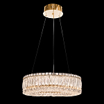 Люстра подвесная круглая из прозрачного хрусталя с золотым корпусом Selfsufficient варинант исполнения - 2 | Loft Concept в Самаре