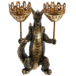 Подсвечник в виде дракона Dragon with Two Candlesticks варинант исполнения - 9 | Loft Concept в Самаре