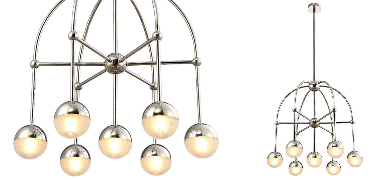 Люстра Heidy Chrome Chandelier 7 Люстра Heidy Chrome Chandelier 7 - Loft-Concept в Самаре