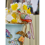 Ваза с птичкой из фарфора с бронзовыми элементами Garden of Eden варинант исполнения - 9 | Loft Concept в Самаре