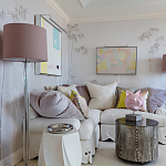 Обои ручная роспись Bamboo Special Colourway on Natural Mica metallic silk варинант исполнения - 1 | Loft Concept в Самаре